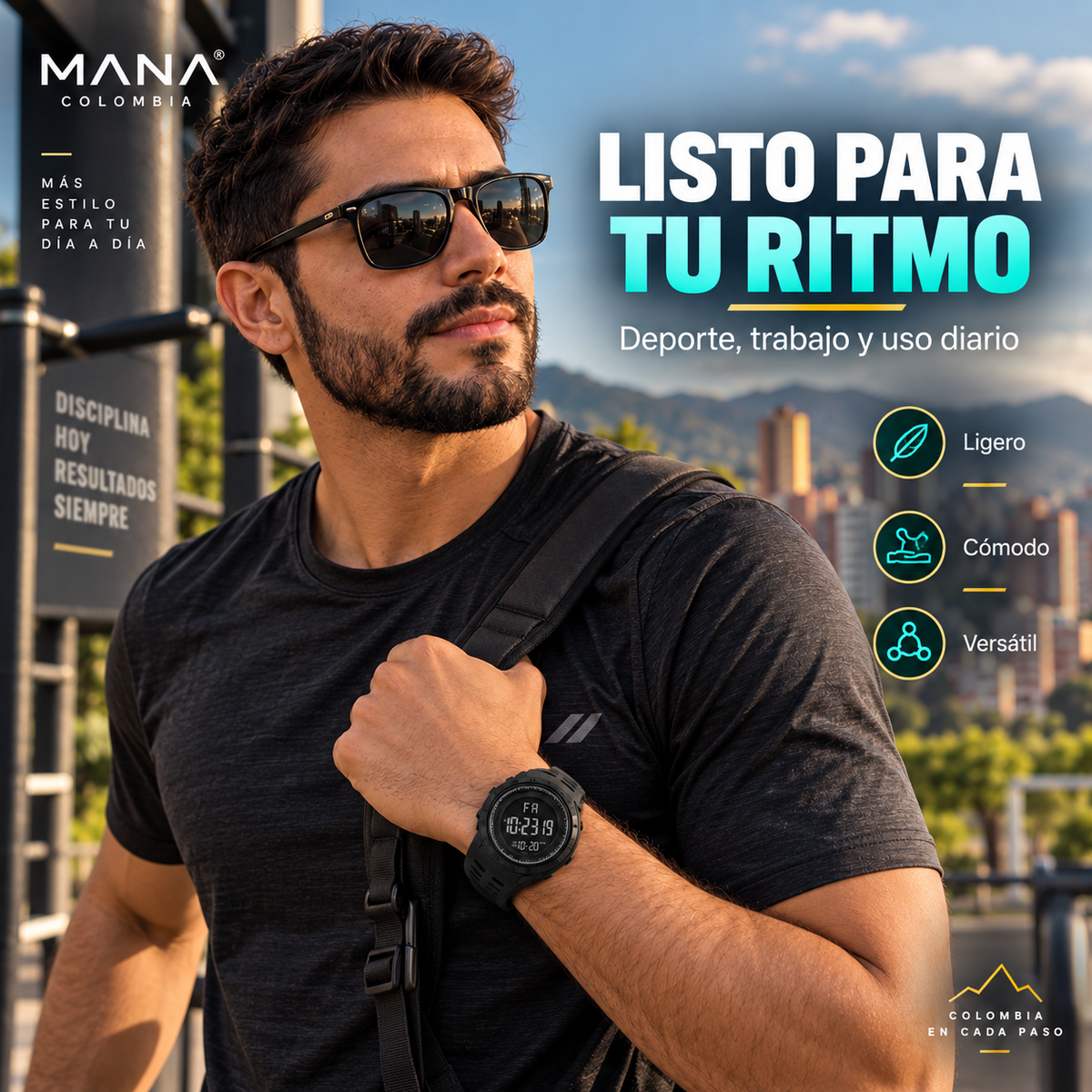 Reloj Digital LED Deportivo