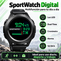 SportWatch Dual Time LED – Reloj Deportivo Digital