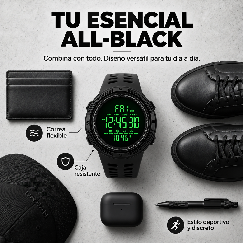 Reloj Digital LED Deportivo
