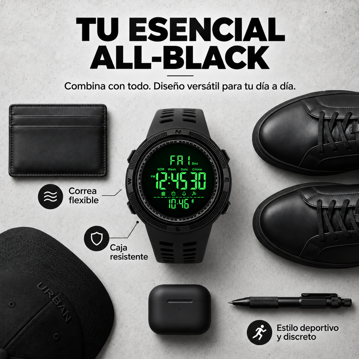 Reloj Digital LED Deportivo