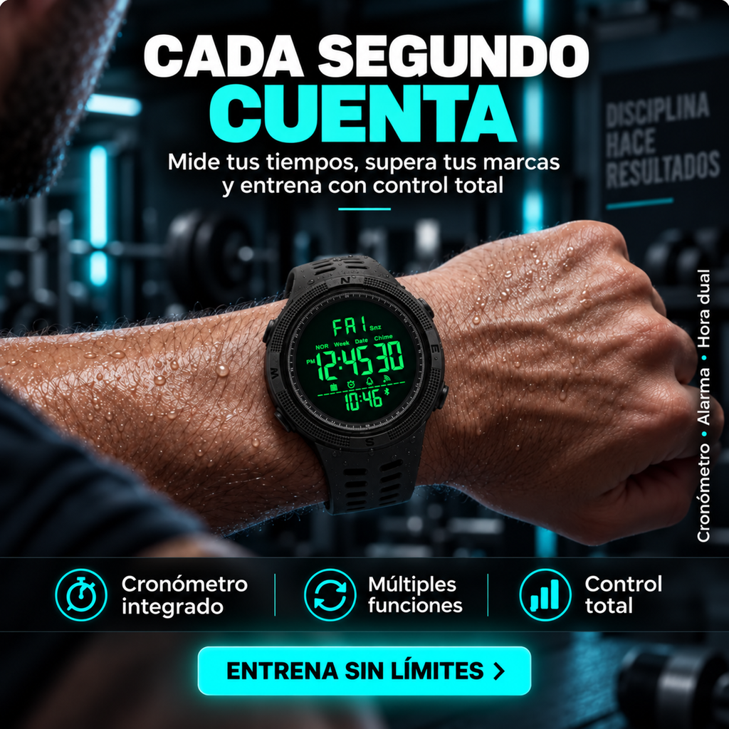 Reloj Digital LED Deportivo