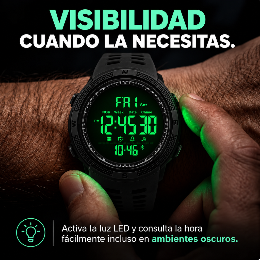 Reloj Digital LED Deportivo